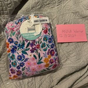 Sweet pea little sleepies Standard crib sheet